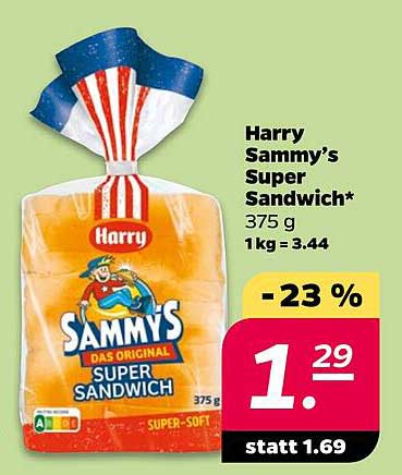 Harry Sammy’s Super Sandwich 375 g