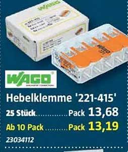 Hebelklemme '221-415' von WAGO - Pack mit 25 Stück