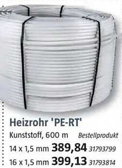 Heizrohr 'PE-RT' - Kunststoff, 600 m