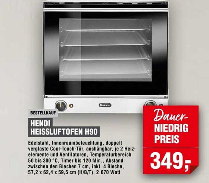 HENDI HEISSLUFTOFEN H90