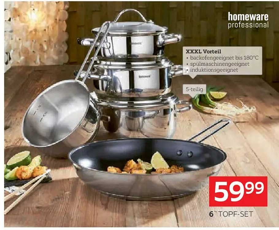 homeware professional 6-Topf-Set