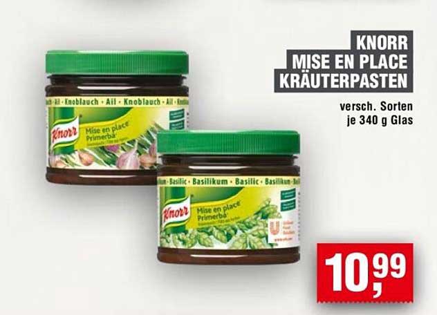 KNORR MISE EN PLACE KRÄUTERPASTEN 340 g