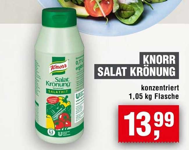 Knorr Salat Krönung konzentriert 1,05 kg Flasche