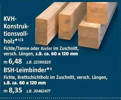 KVH-Konstruktionsvollholz und BSH-Leimbinder – Die perfekte Lösung für jedes Bauprojekt