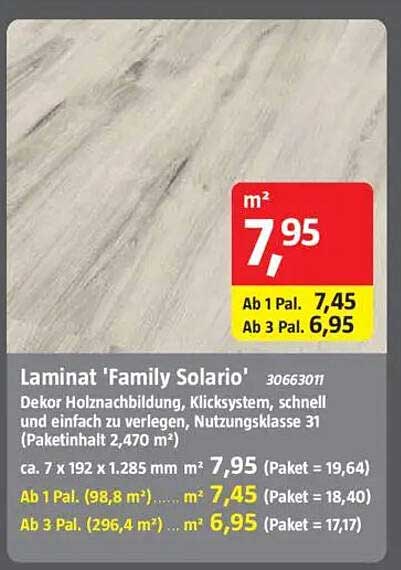 Laminat 'Family Solar' - Hochwertiges Design für Ihr Zuhause