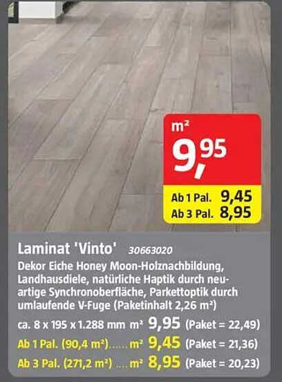 Laminat 'Vinto' - Eleganz für Ihr Zuhause