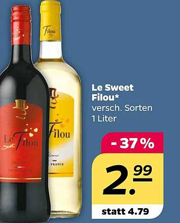 Le Sweet Filou - verschiedene Sorten 1 Liter