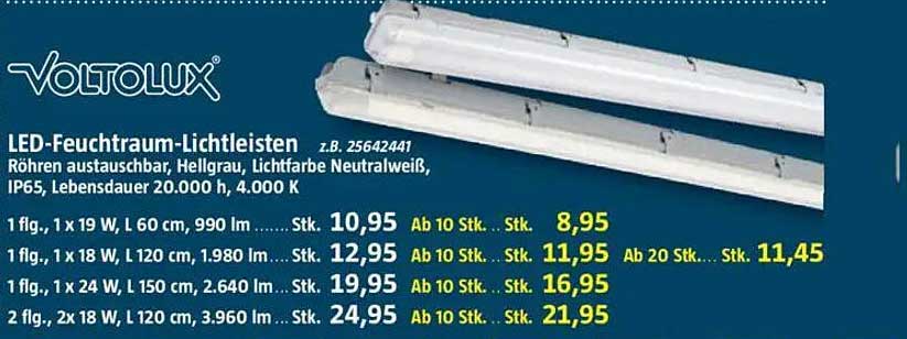 LED-Feuchtraum-Lichtleisten von Voltolux