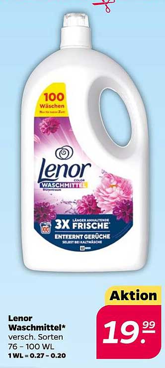 Lenor Waschmittel - Verschiedene Sorten 76 - 100 WL