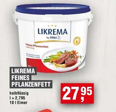 LIKREMA Feines Pflanzenfett