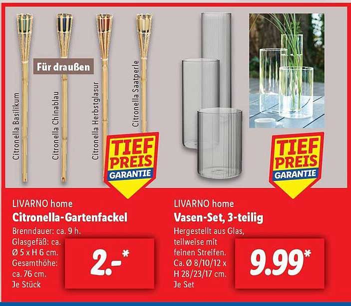 LIVARNO home Citronella-Gartenfackel