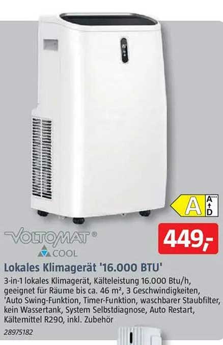 Lokales Klimagerät '16.000 BTU'