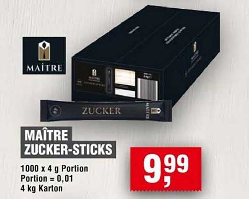 MAÎTRE ZUCKER-STICKS