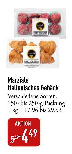Marziale Italienisches Gebäck