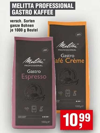 MELITTA PROFESSIONAL GASTRO KAFFEE - Verschiedene Sorten