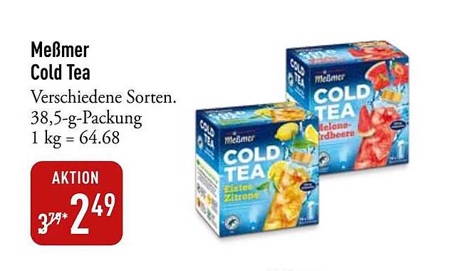 Meßmer Cold Tea – Vielfalt für erfrischende Momente