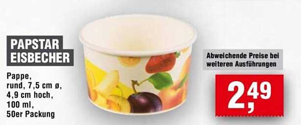 Papstar Eisbecher 50er Packung