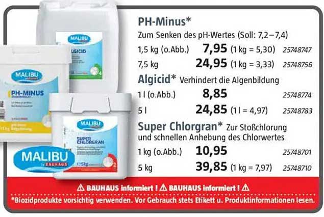 PH-Minus* - Zum Senken des pH-Wertes