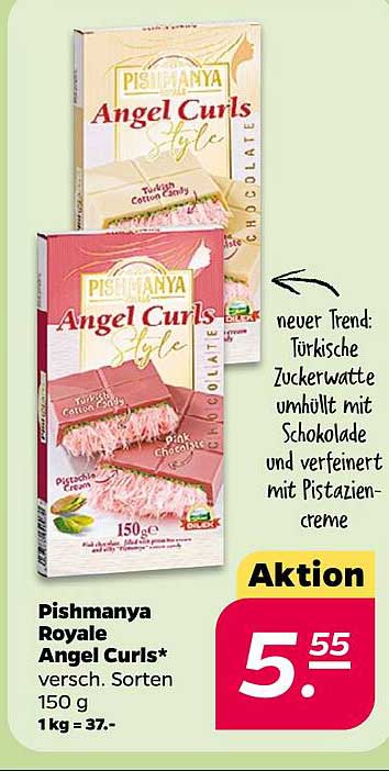 Pishmanya Royale Angel Curls – Türkische Zuckerwatte mit Schokolade
