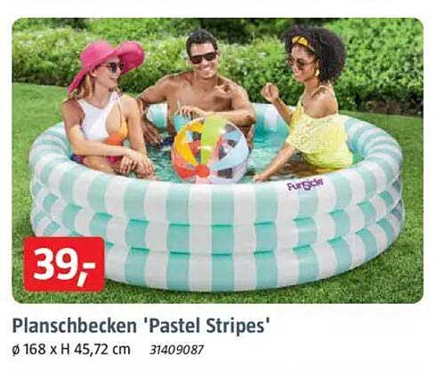 Planschbecken 'Pastel Stripes'