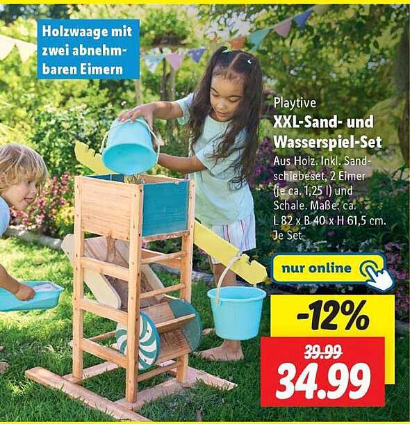 Playtive XXL-Sand- und Wasserspiel-Set
