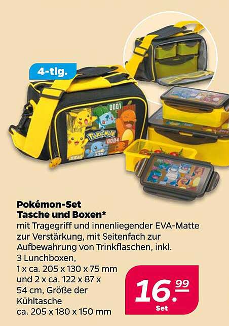 Pokémon-Set Tasche und Boxen*