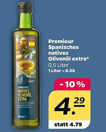 Premieur Spanisches natives Olivenöl extra 0,5 Liter