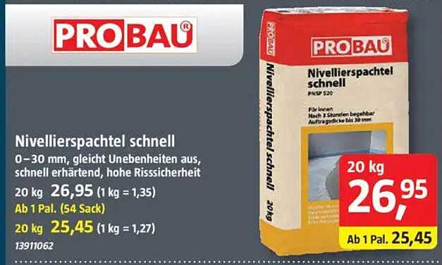 PROBAU Nivellierspachtel schnell 20 kg