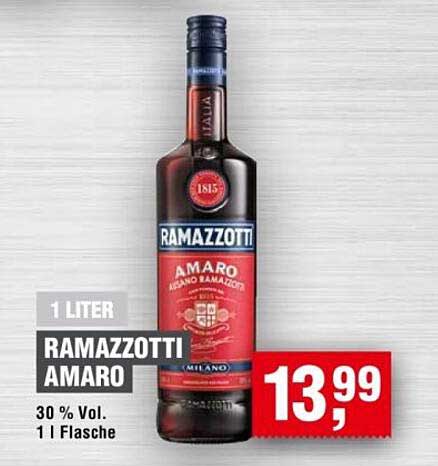 RAMAZZOTTI AMARO 1 LITER