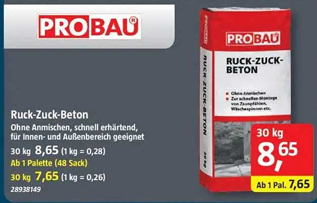 Ruck-Zuck-Beton 30 kg