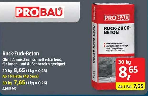Ruck-Zuck-Beton