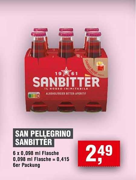 SAN PELLEGRINO SANBITTER 6er Packung