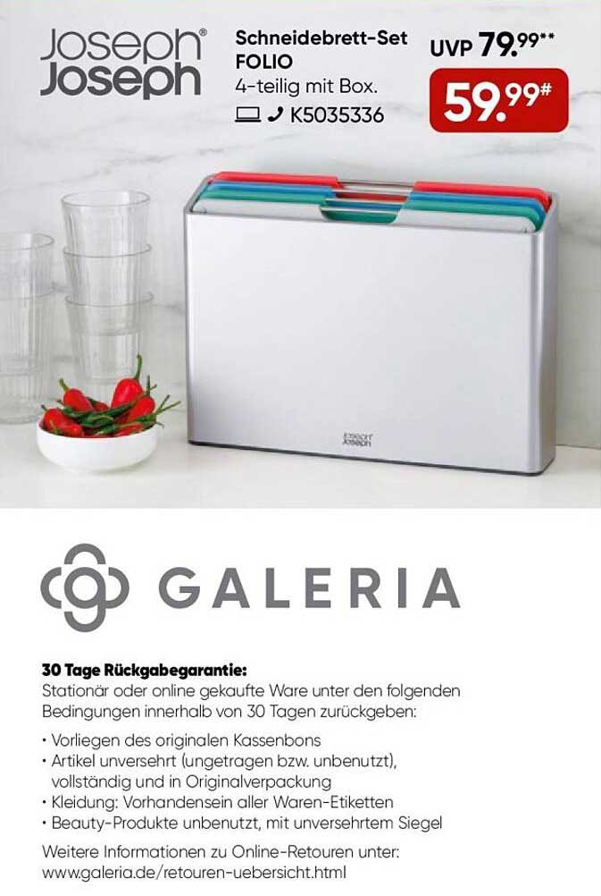 Schneidebrett-Set FOLIO 4-teilig mit Box