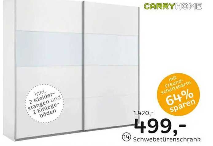 Schwebetürenschrank von CARRYHOME, jetzt für nur 499,-€!