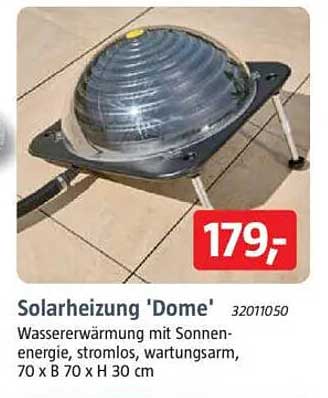 Solarheizung 'Dome' - Innovative Wassererwärmung mit Sonnenenergie