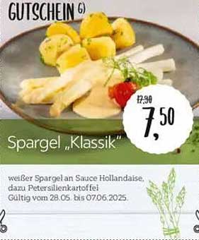 Spargel "Klassik" mit Weißer Spargelan Sauce Hollandaise