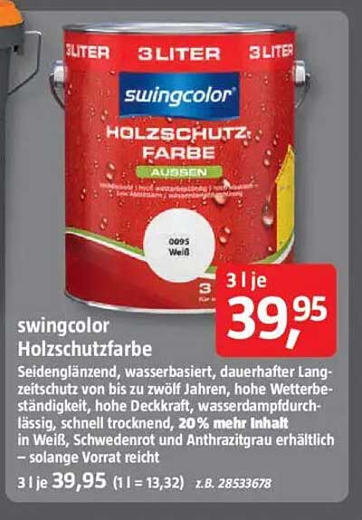 swingcolor Holzschutzfarbe