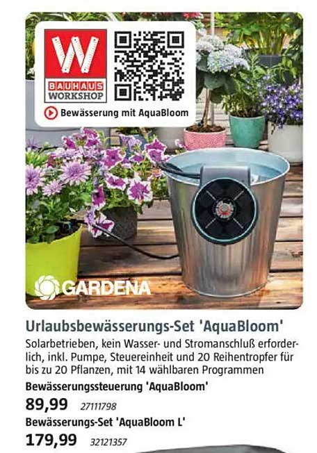 Urlaubsbewässerungs-Set 'AquaBloom'