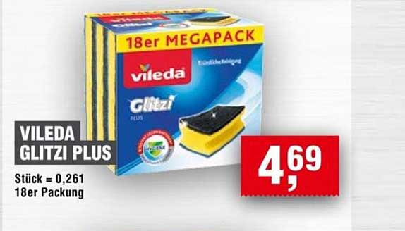 Vileda Glitzi Plus 18er Megapack