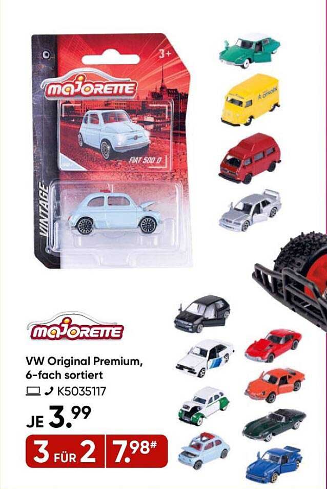 VW Original Premium, 6-fach sortiert