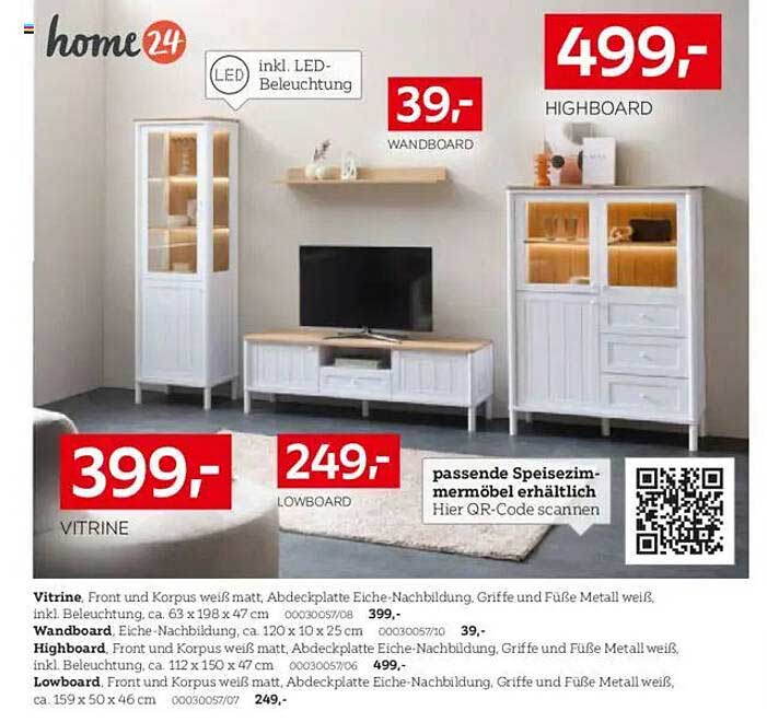 Wandboard Eiche-Nachbildung - nur 39,-
