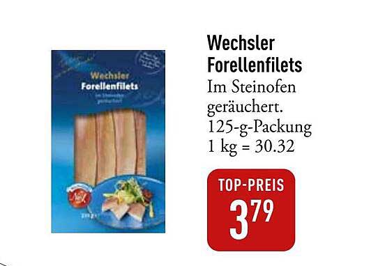 Wechsler Forellenfilets