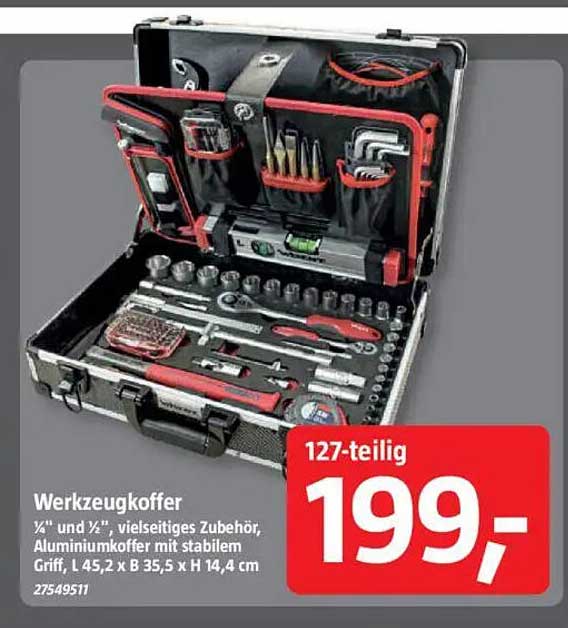 Werkzeugkoffer 127-teilig