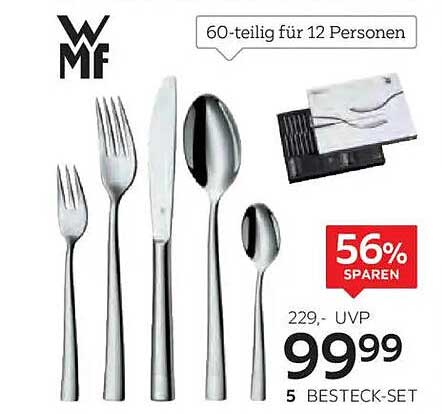 WMF Besteck-Set 60-teilig für 12 Personen