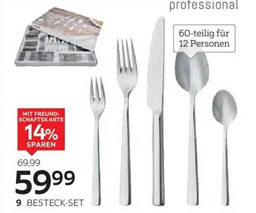XXXLutz Besteck-Set 60-teilig für 12 Personen