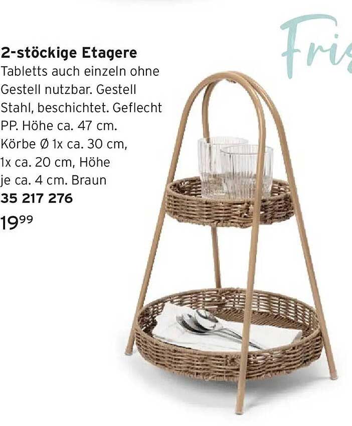 2-stöckige Etagere