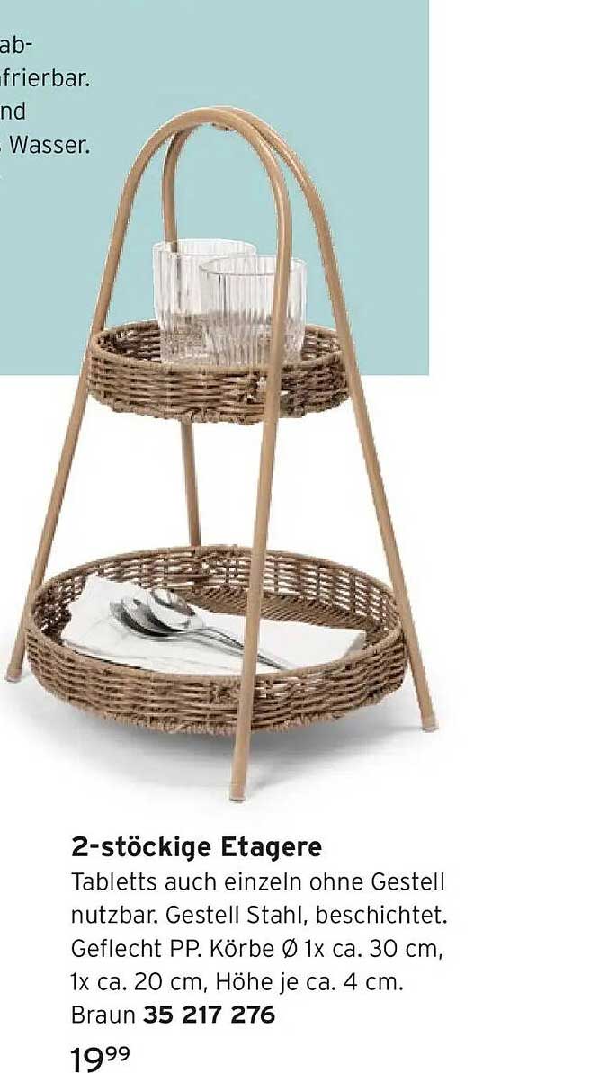 2-stöckige Etagere
