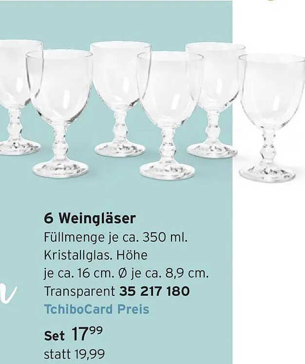 6 Weingläser