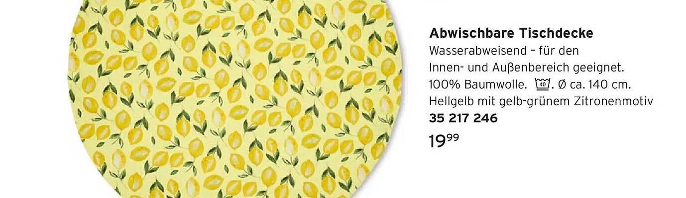 Abwischbare Tischdecke