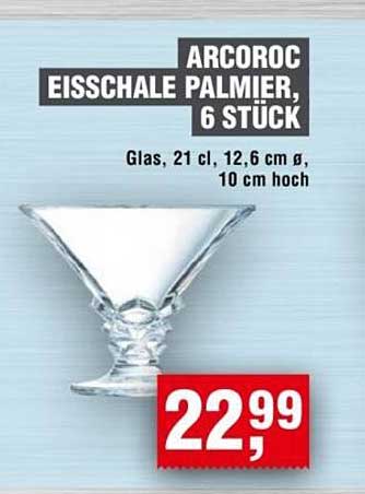 ARCOROC EISSCHALE PALMIER, 6 STÜCK